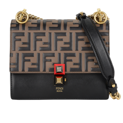Small Kan I, Leather, Blk/Brown, 8M0381, 2*